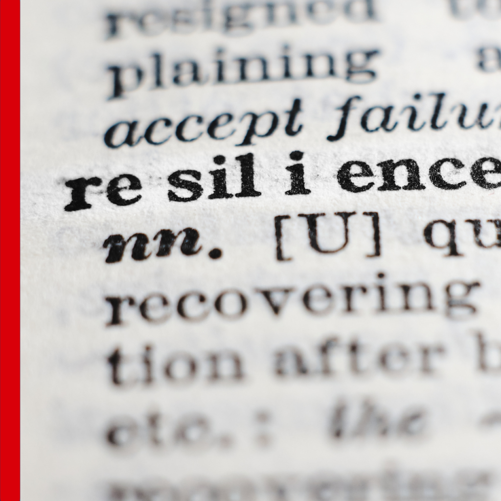 resilience in dictionary, blog header