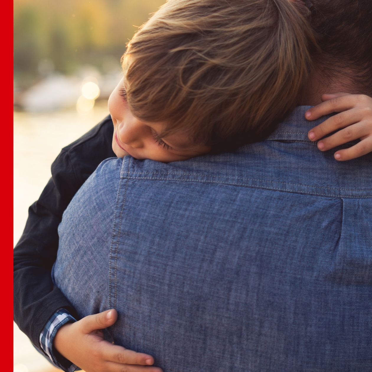two people hugging
