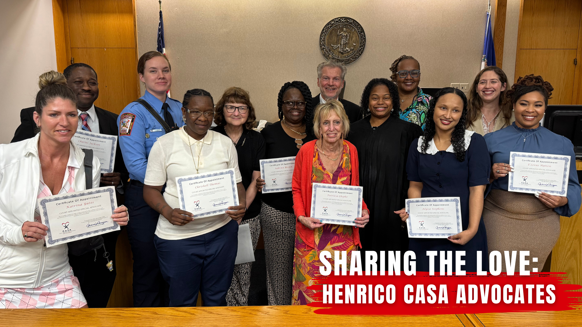 Sharing the Love: Henrico CASA Advocates 